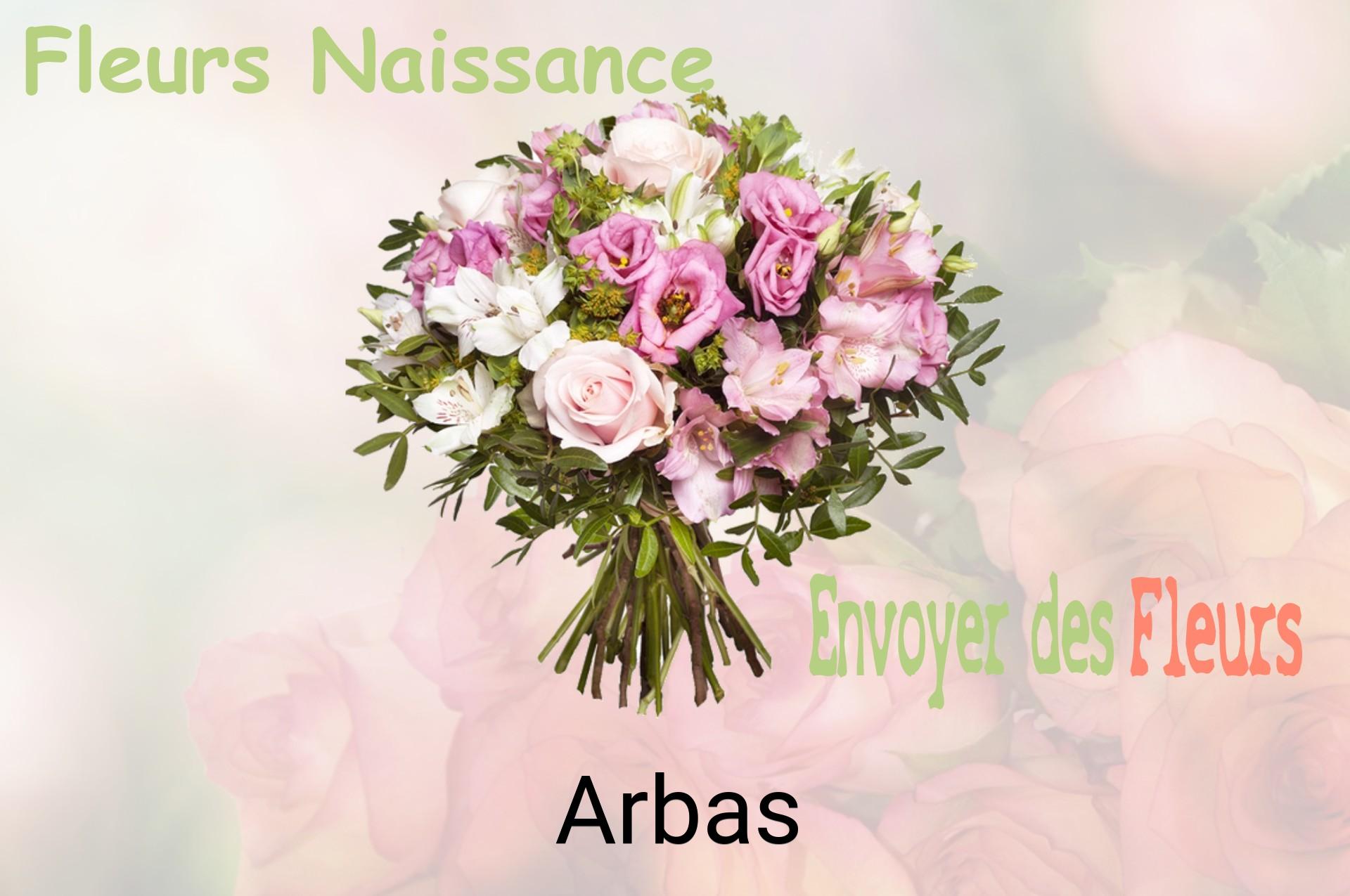 Bouquet de fleurs de naissance livré à Arbas